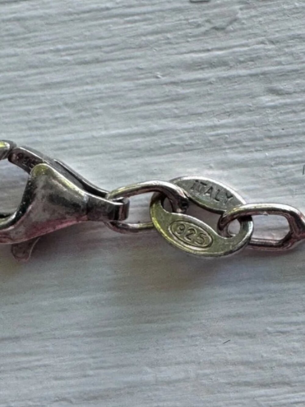 Stamped S925 Floral Pendant with Chain - Picture 2 of 4